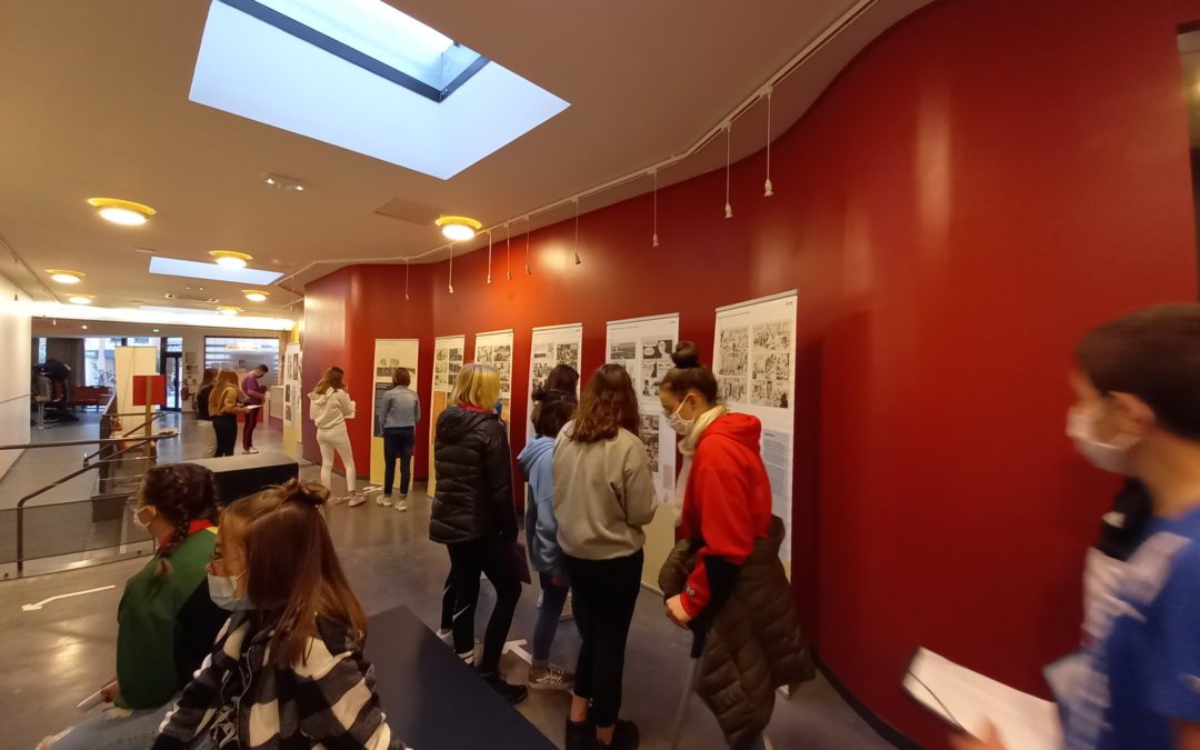 BD engagée : les 3èmes visitent l’exposition sur la Shoah