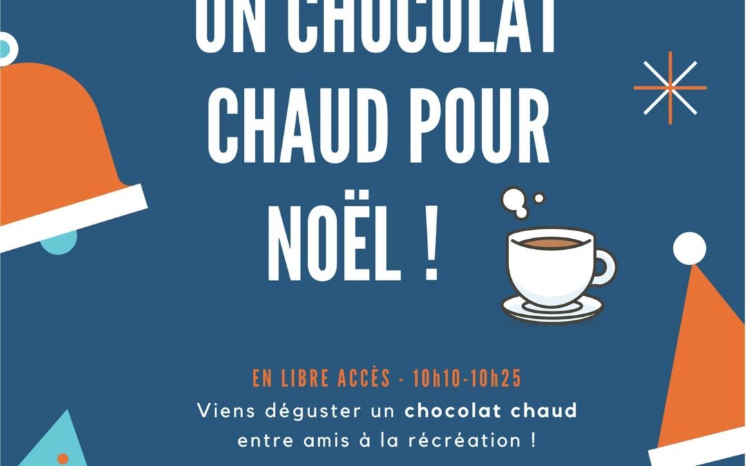 Un chocolat chaud pour Noël !